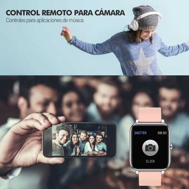 Reloj Inteligente Deportivo resistente al agua Con Bluetooth