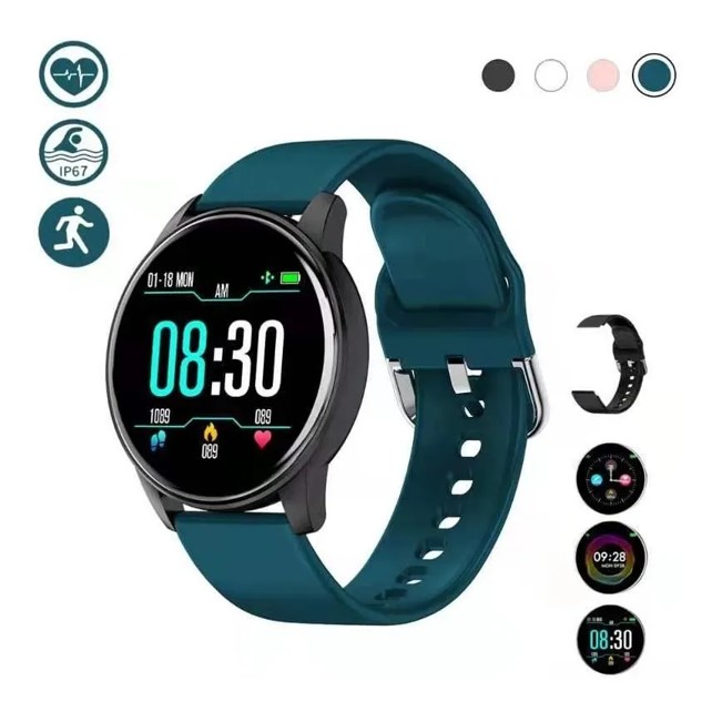 Reloj Inteligente Impermeable Deportes Mujeres Y Hombres  ZL01