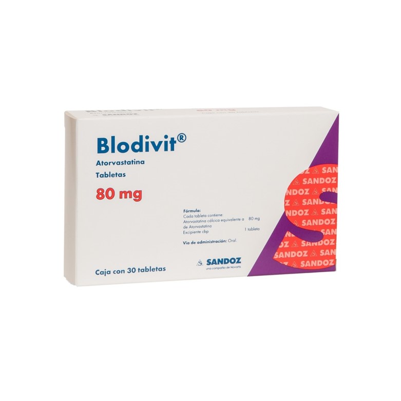 Blodivit 80 Mg Caja 30 Tabletas