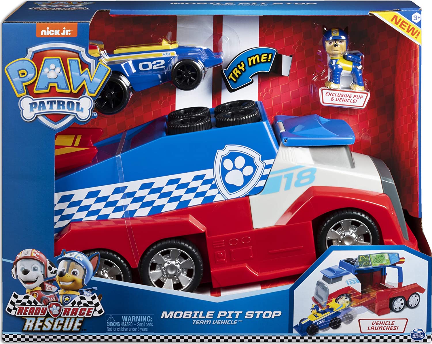 Mobile Pit Stop Rescue Paw Patrol Team Vehicle