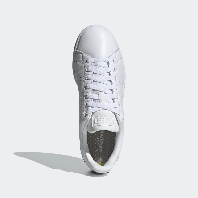 Tenis Adidas Advantage Blanco Negro de Caballero