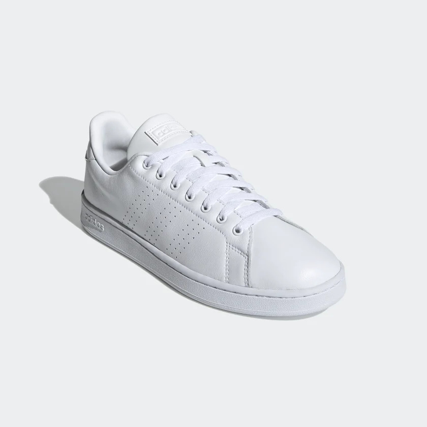 Tenis Adidas Advantage Blanco Negro de Caballero