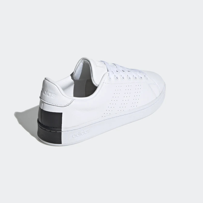 Tenis Adidas Advantage Blanco Negro de Caballero