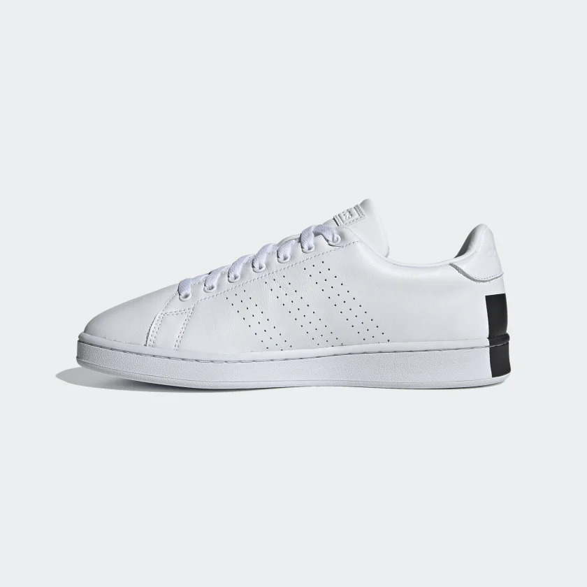 Tenis Adidas Advantage Blanco Negro de Caballero