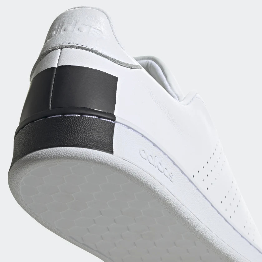 Tenis Adidas Advantage Blanco Negro de Caballero