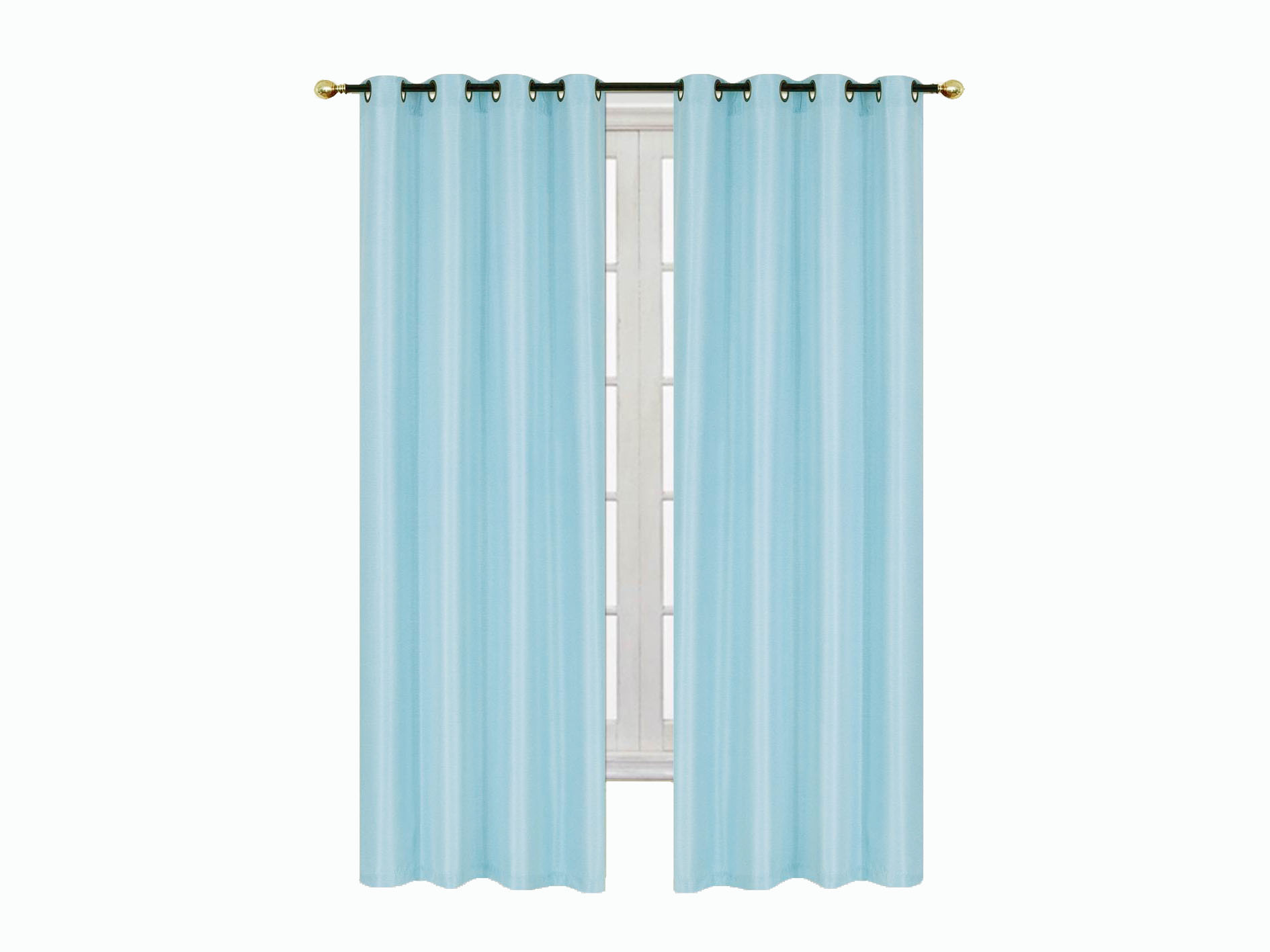 Cortina Decorativa SemiBlackout 274cm ancho x 213cm largo en 2 paneles