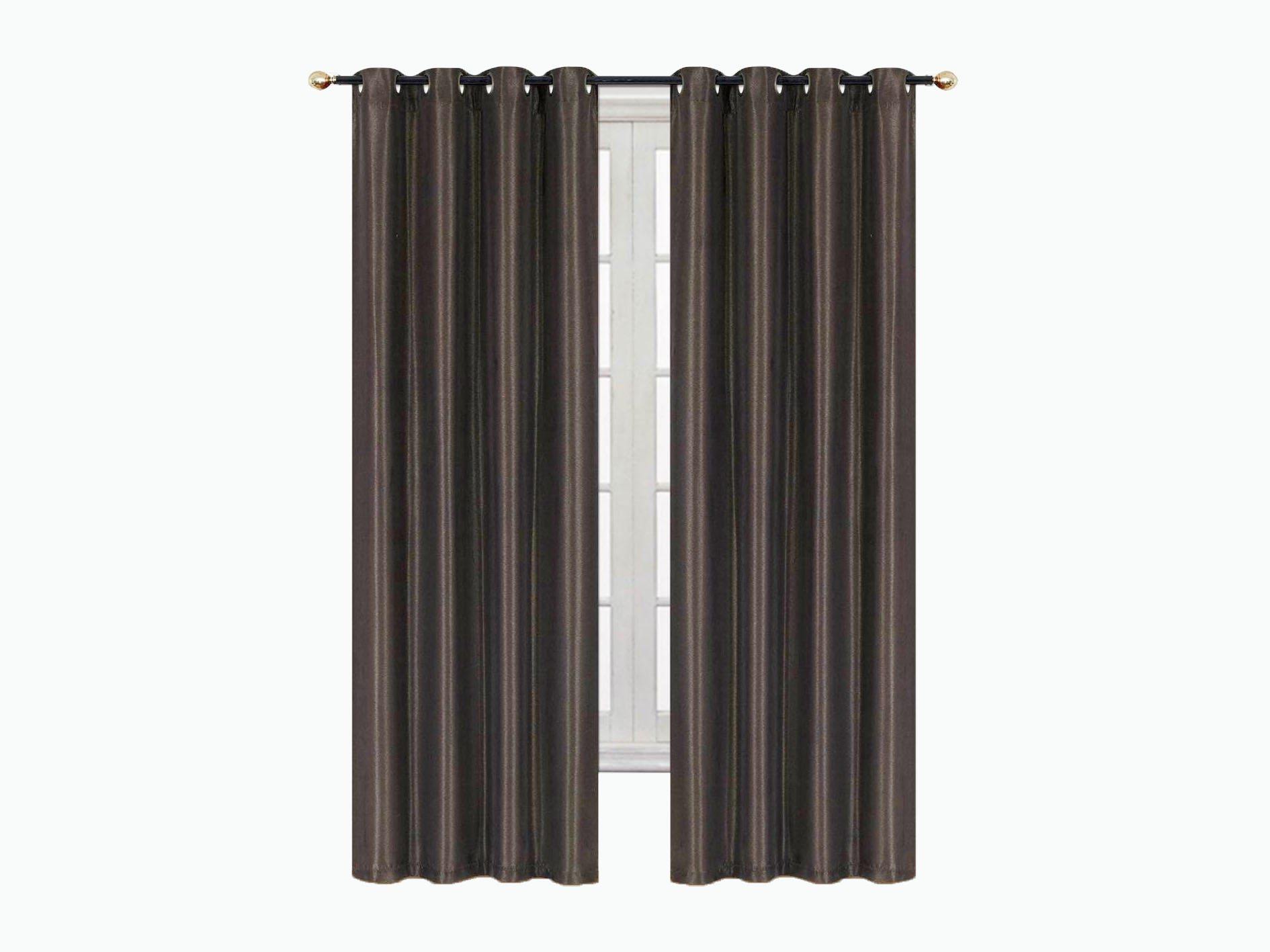Cortina Decorativa SemiBlackout 274cm ancho x 213cm largo en 2 paneles