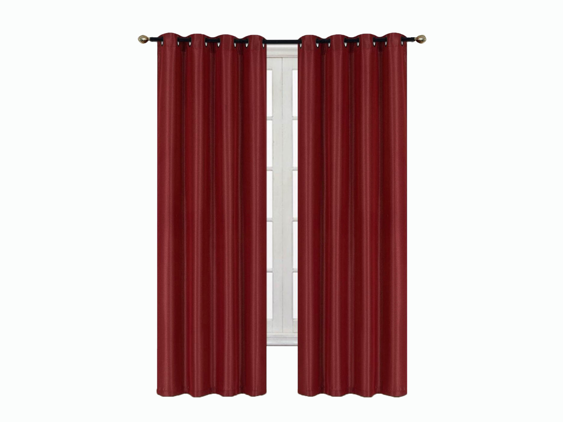 Cortina Decorativa SemiBlackout 274cm ancho x 213cm largo en 2 paneles