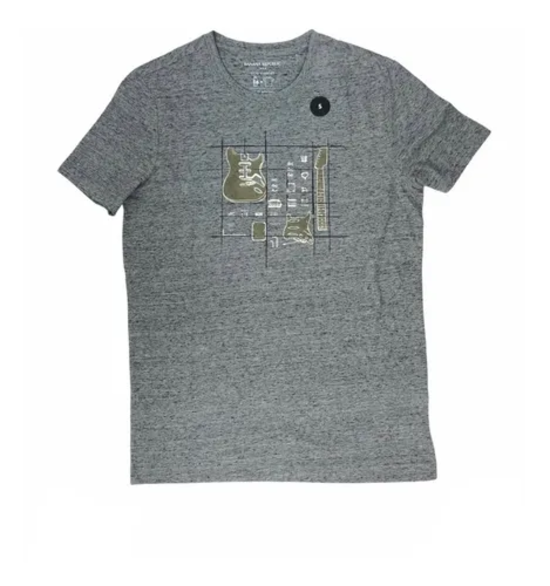 Playera Banana Republic color gris para hombre