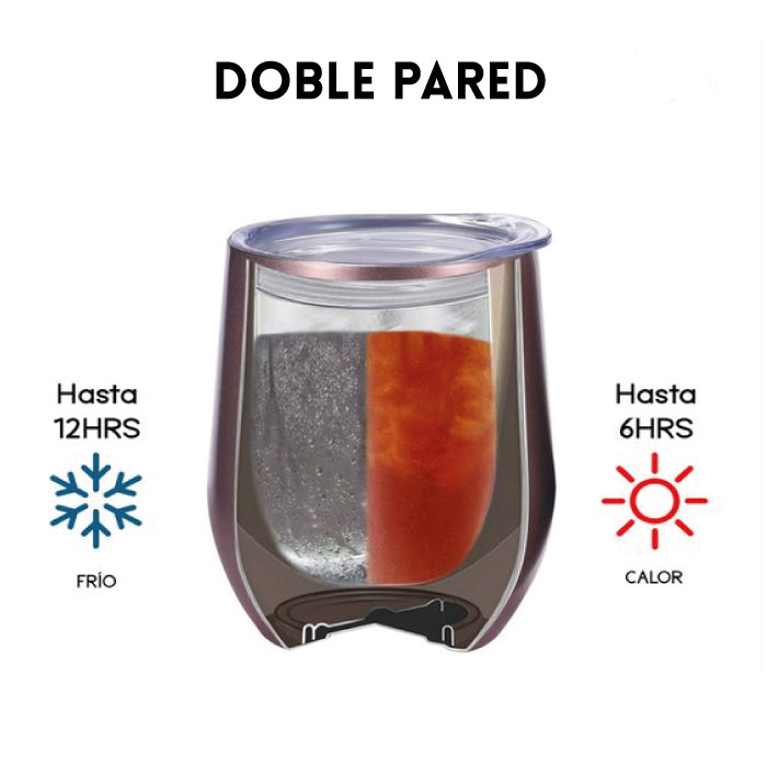 Vaso térmico 12 Oz liso