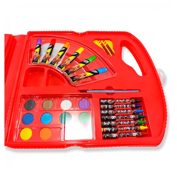 Art Set De Dibujo Pixar Cars Disney Acuarelas