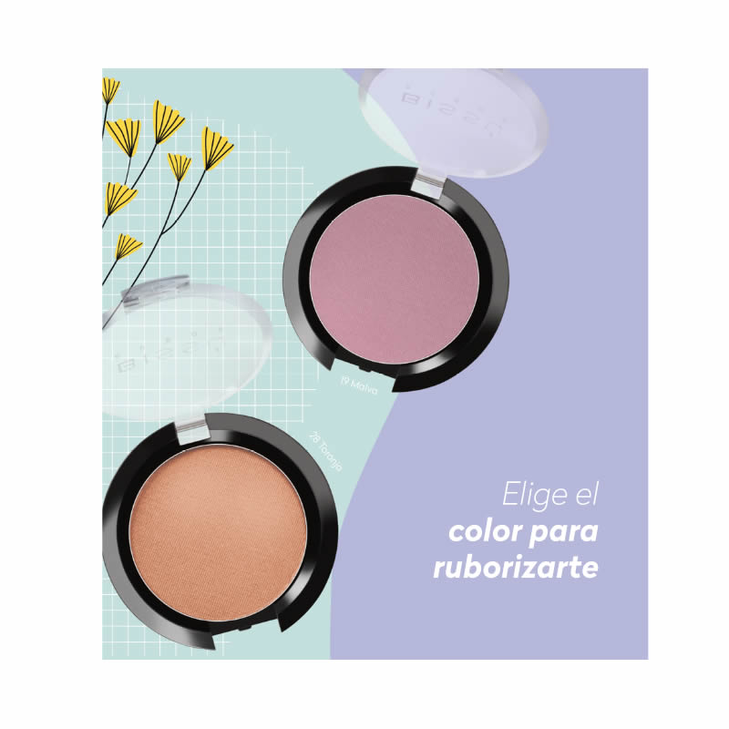 Rubor Profesional Bissú Variedad Tonos Suave Textura