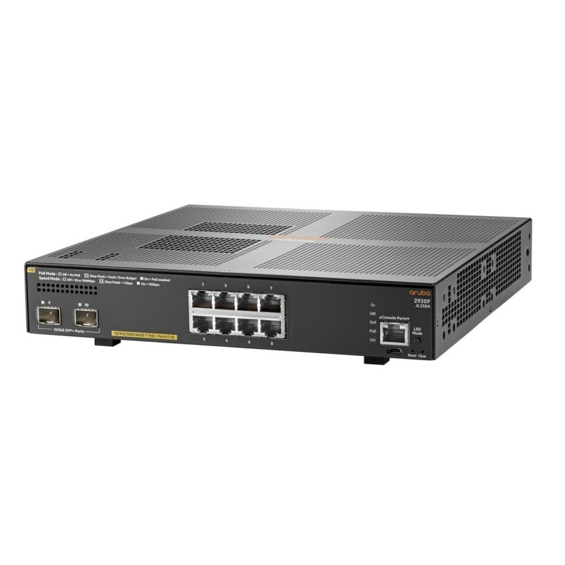 Switch HPE 2930F 8 Puertos Gigabit PoE