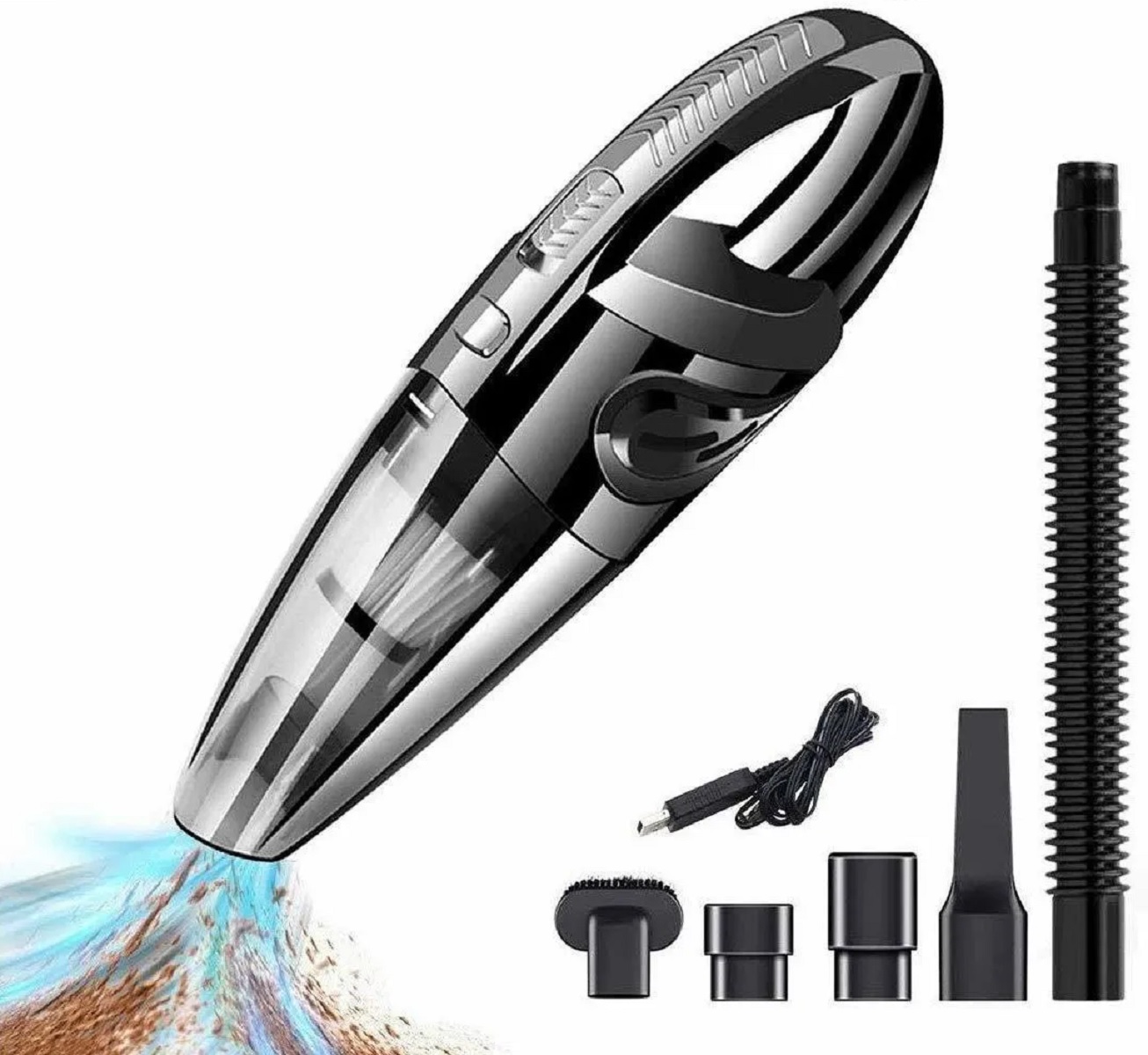 Aspiradora De Mano Para Automovil Portátil