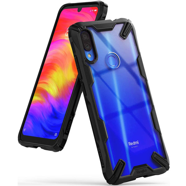 Funda para Redmi Note 7 o Note 7 Pro Fusion X Uso Rudo Negro