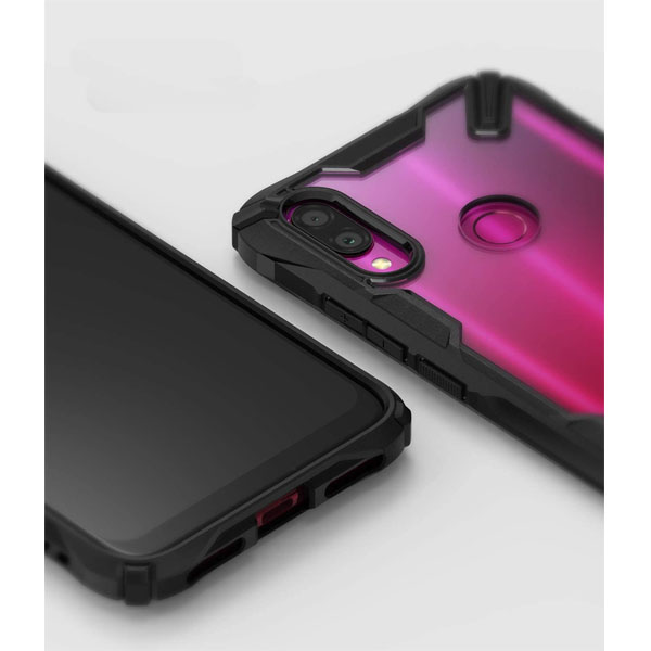 Funda para Redmi Note 7 o Note 7 Pro Fusion X Uso Rudo Negro