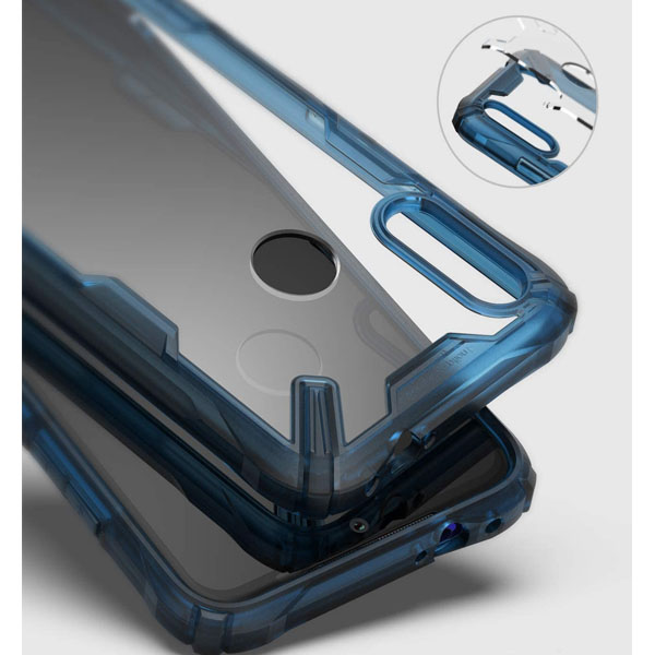 Funda para Redmi Note 7 o Note 7 Pro Fusion X Uso Rudo Azul