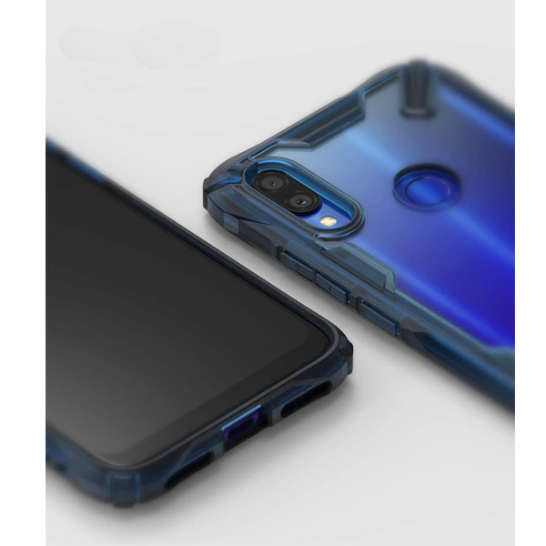 Funda para Redmi Note 7 o Note 7 Pro Fusion X Uso Rudo Azul