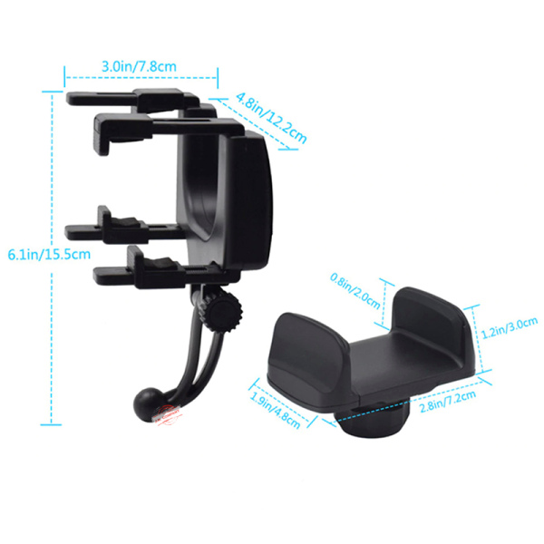 Soporte Base Celular Universal Para Espejo Retrovisor Auto HD-602