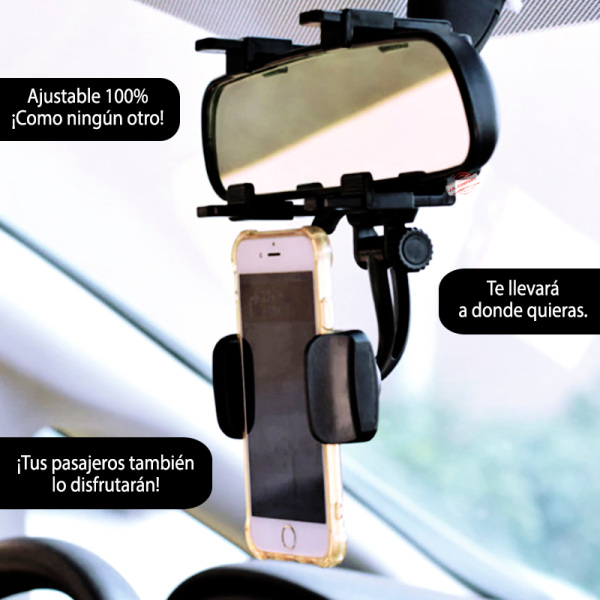 Soporte Base Celular Universal Para Espejo Retrovisor Auto HD-602