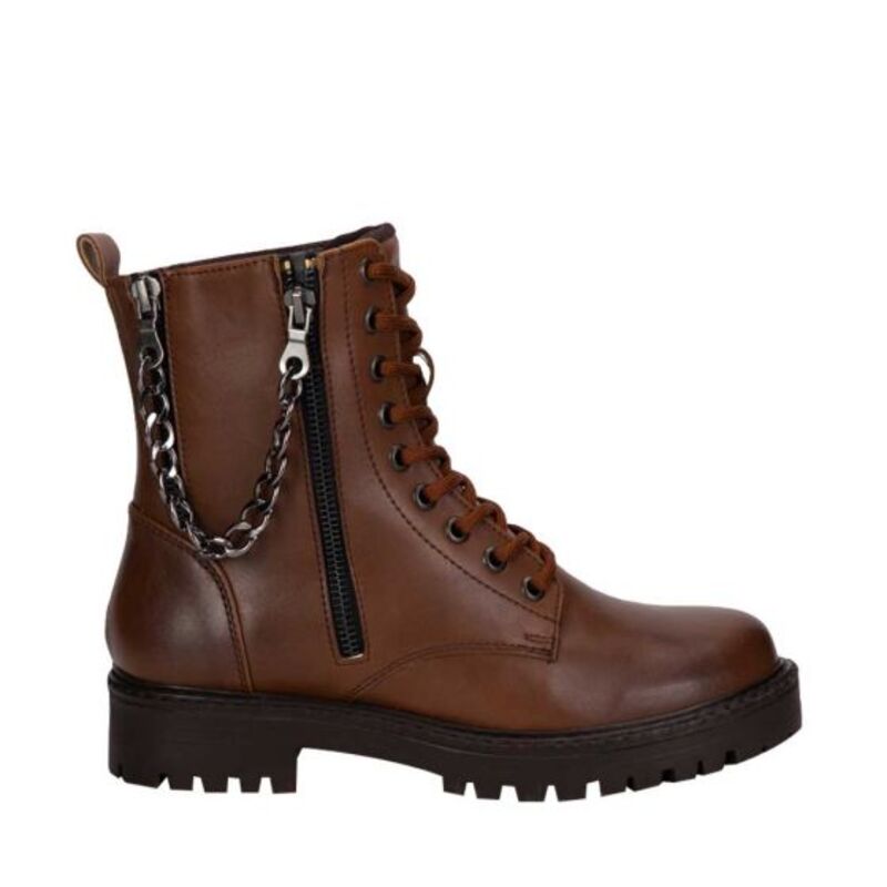 BOTA MILITAR PARA MUJER COLOR CAFÉ TIERRA BENDITA 9216