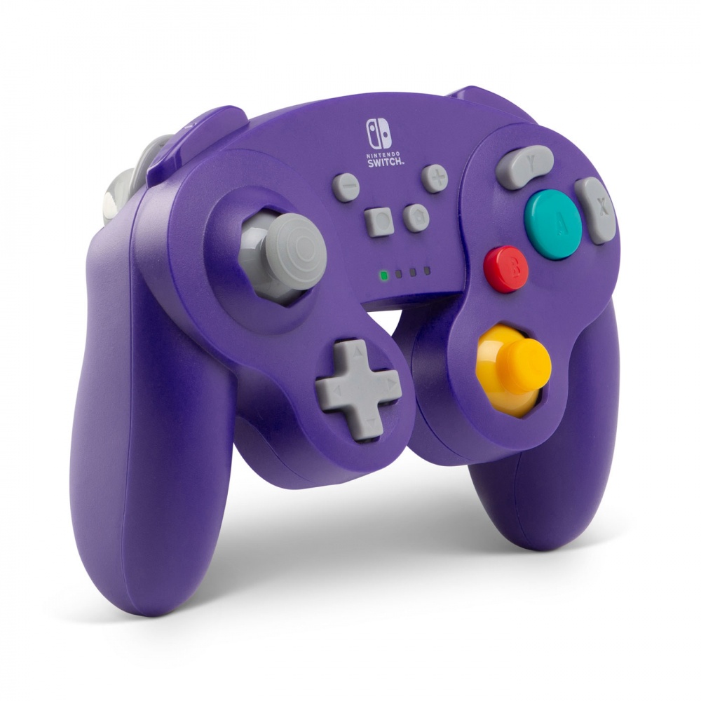 Control Nintendo Switch Inalámbrico Power A Gamecube Morado