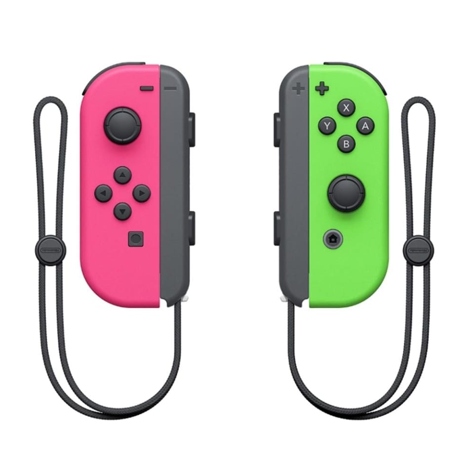 Control Nintendo Switch Joy Con Izquierdo y Derecho - Verde y Rosa