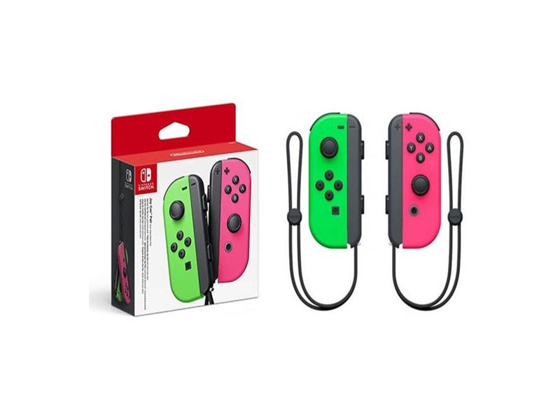Control Nintendo Switch Joy Con Izquierdo y Derecho - Verde y Rosa