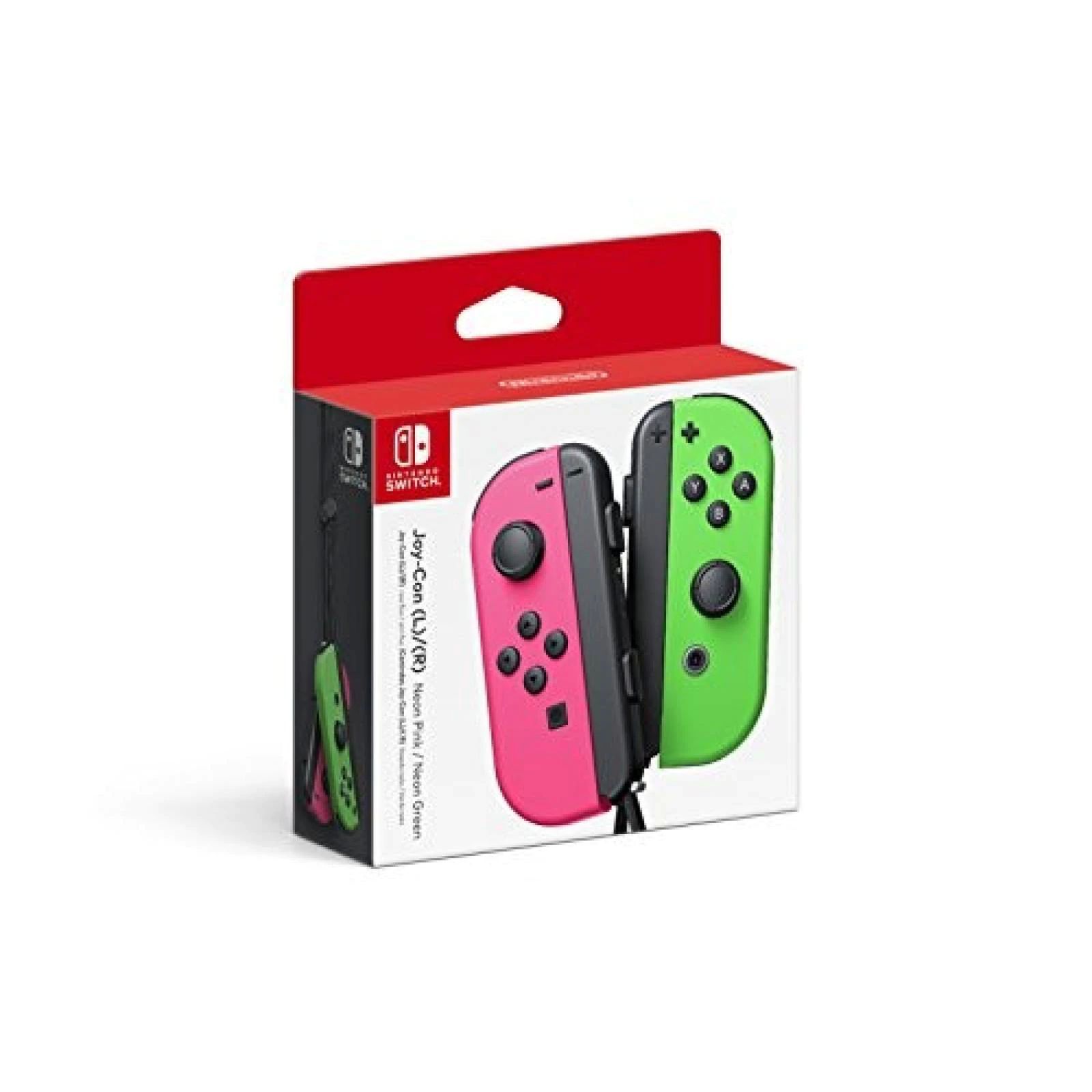 Control Nintendo Switch Joy Con Izquierdo y Derecho - Verde y Rosa