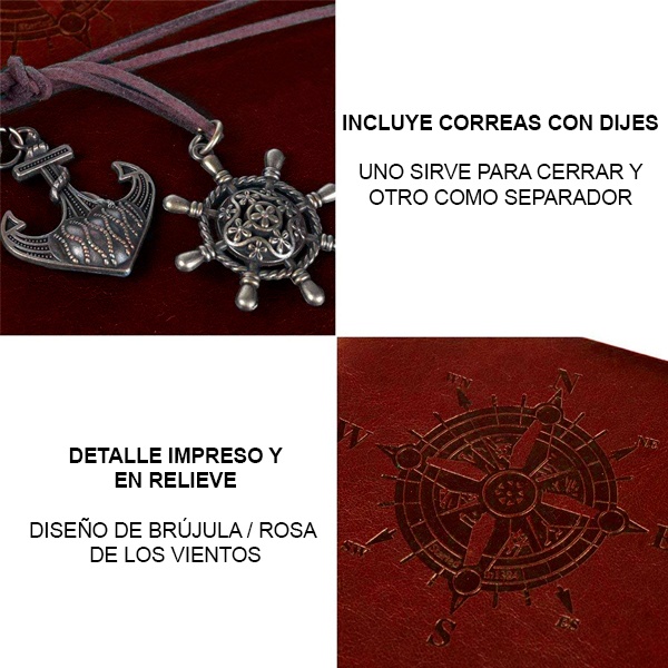 Libreta Vintage Cuaderno De Bolsillo Diario Dibujo Notas - Café Claro 