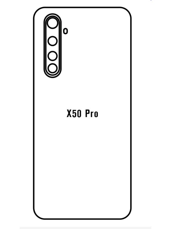 Jeco 99F Kit de Mica Hidrogel AZUL Frontal+Trasera REALME X50 PRO 5G