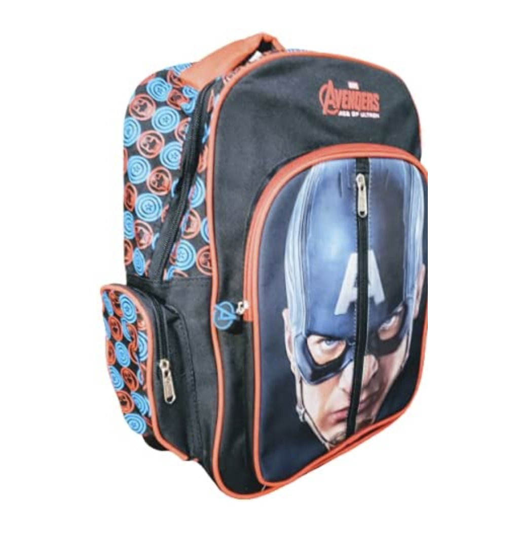 Mochila Capitan America Marvel Avengers Ruz Primaria Nueva