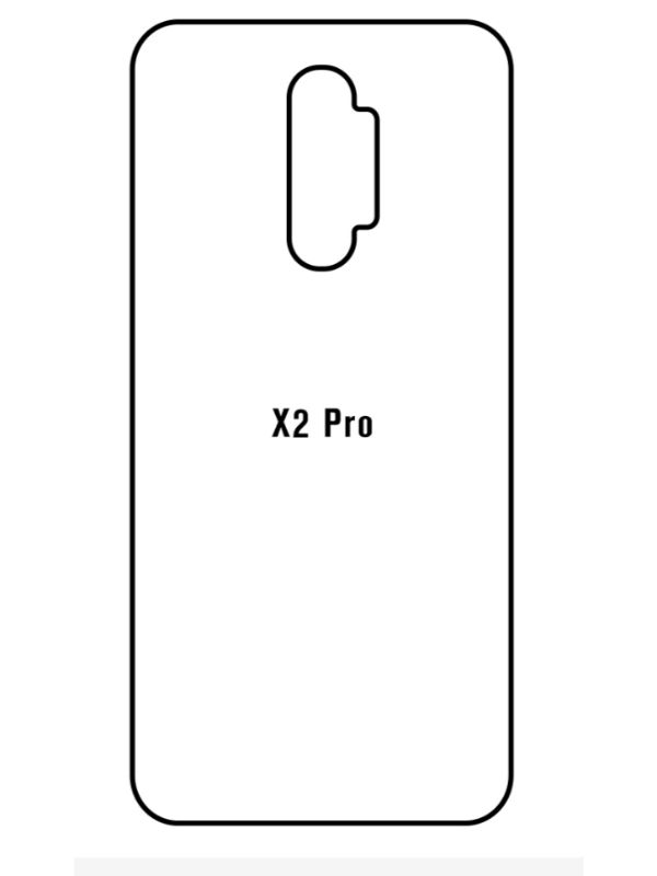 Jeco 99F Kit de Mica Hidrogel AZUL Frontal+Trasera REALME X2 PRO