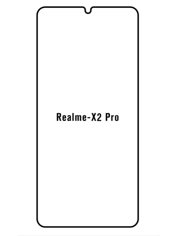 Jeco 99F Kit de Mica Hidrogel AZUL Frontal+Trasera REALME X2 PRO