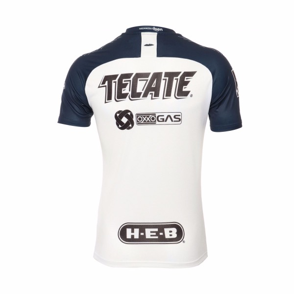 Jersey Puma de Rayados de Monterrey de Visitante Blanca