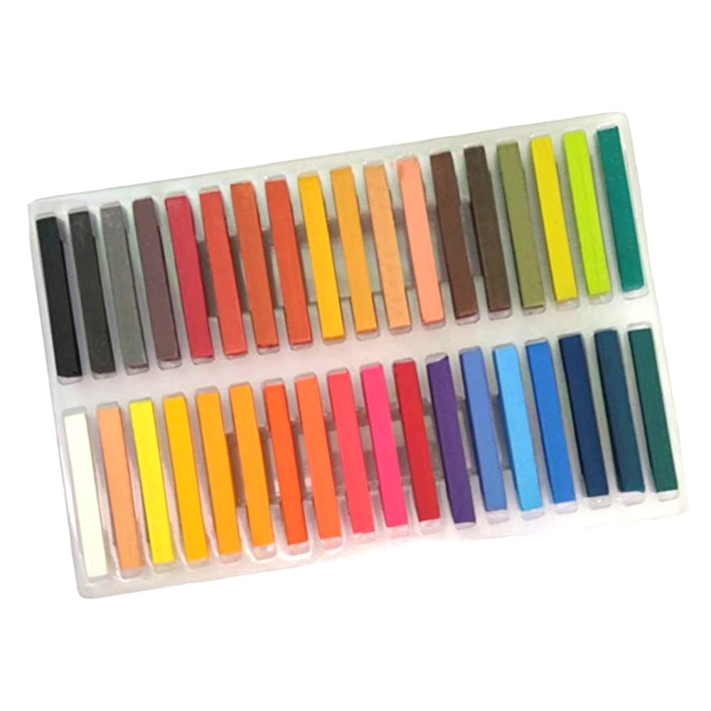 Caja Gises Pastel Profesional Caja con 36 Gises Marca Mussa. 36 Tizas Pastel Profesionales