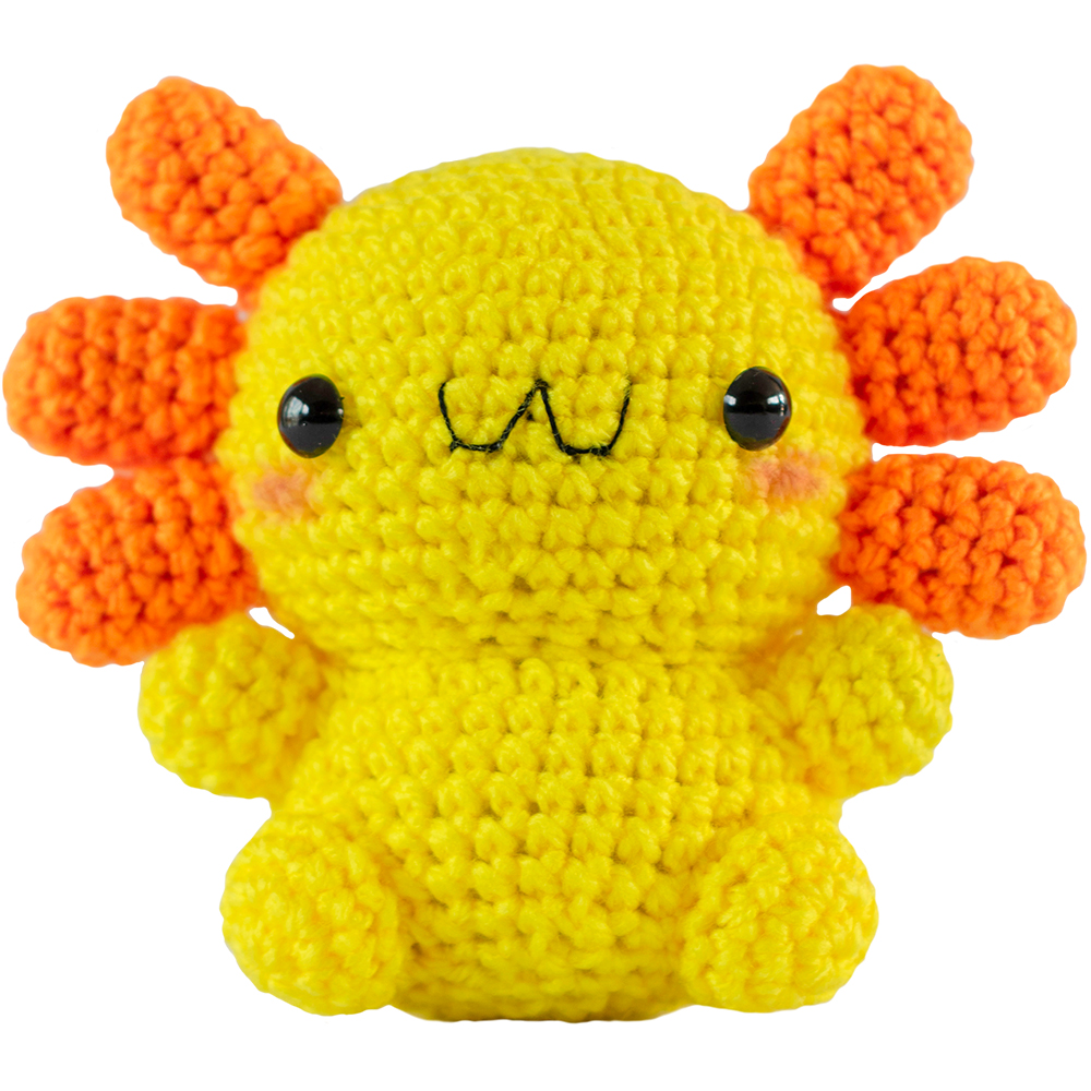 Chibi Ajolotito | Peluche de ajolote Amarillo