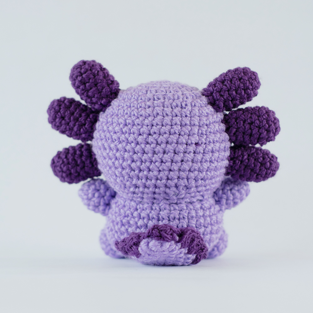 Chibi Ajolotito | Peluche de ajolote Morado