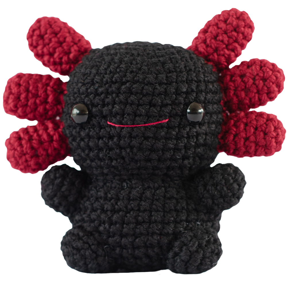 Chibi Ajolotito | Peluche de ajolote Negro