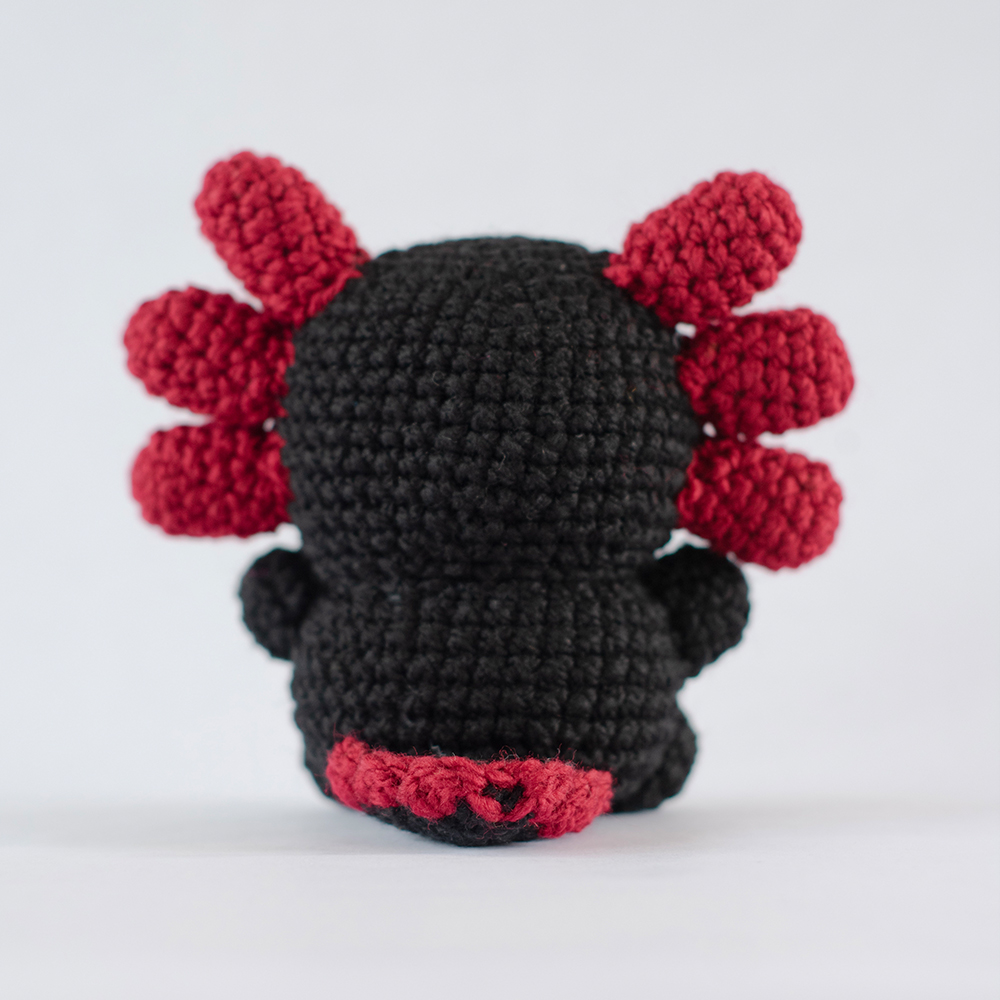 Chibi Ajolotito | Peluche de ajolote Negro