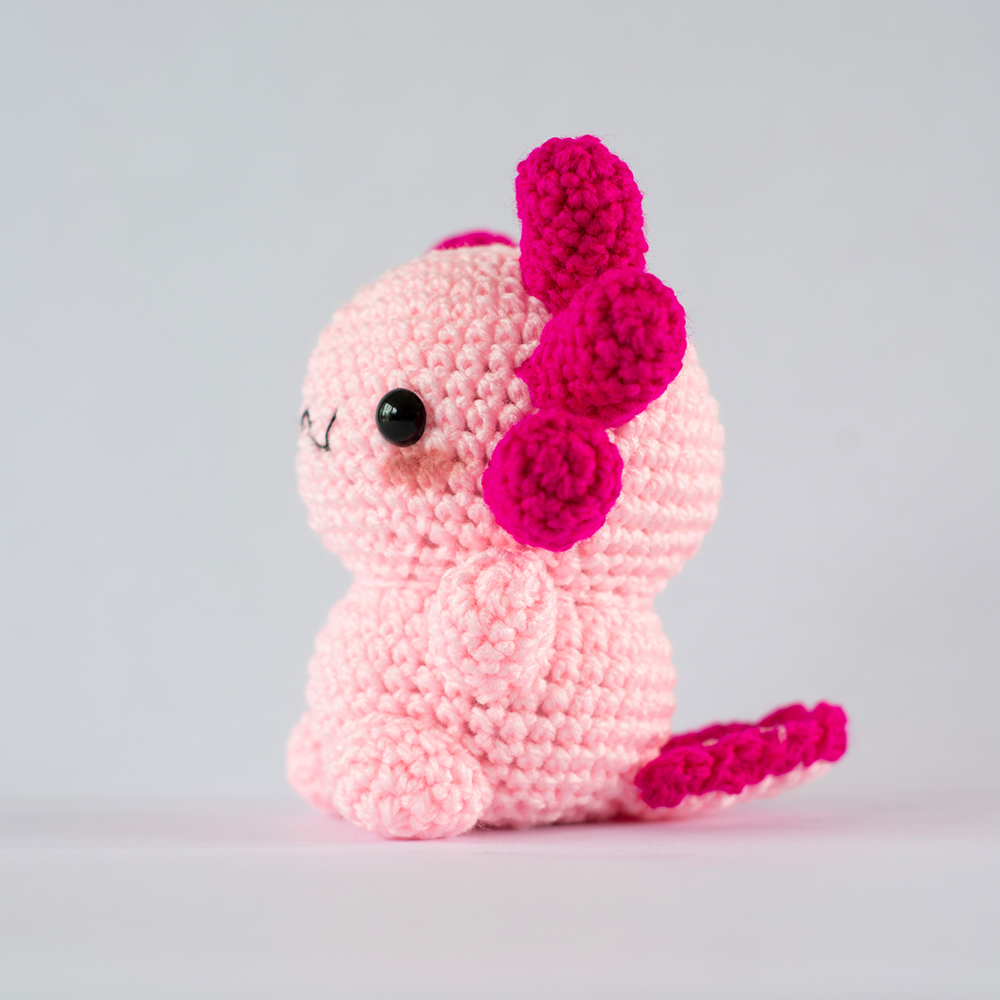 Chibi Ajolotito | Peluche de ajolote Rosado