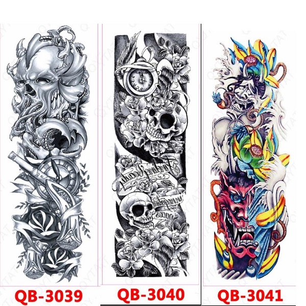 Luce genial y super real con estos tatuajes temporales brazo completo o pierna