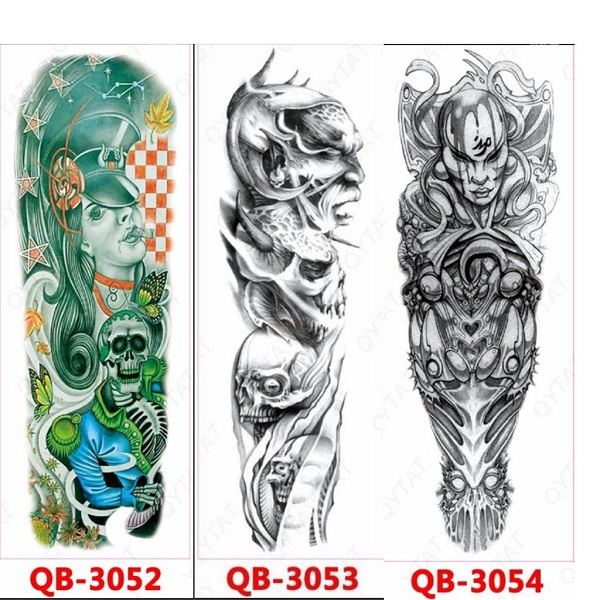 Luce genial y super real con estos tatuajes temporales brazo completo o pierna