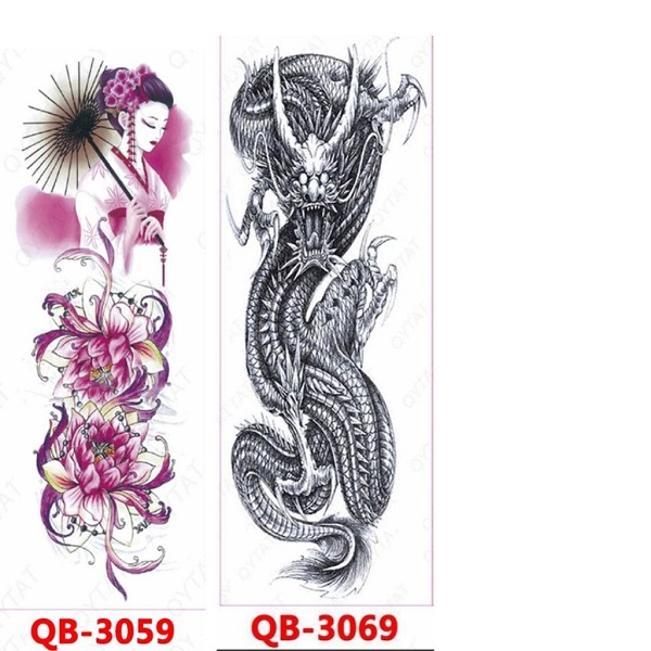 Luce genial y super real con estos tatuajes temporales brazo completo o pierna