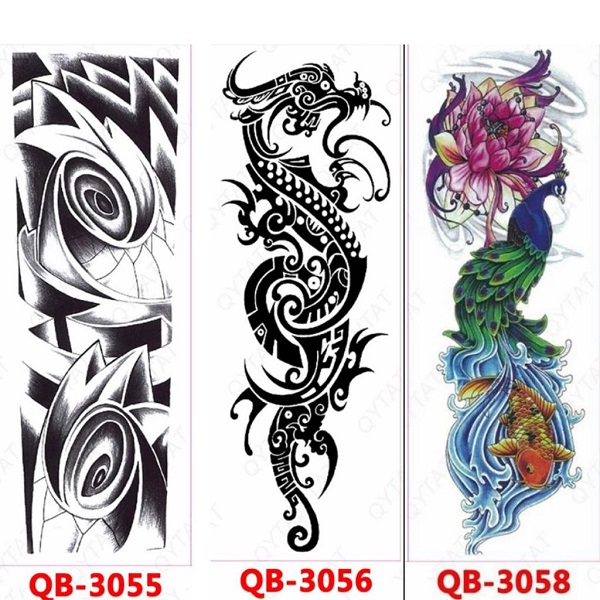 Luce genial y super real con estos tatuajes temporales brazo completo o pierna