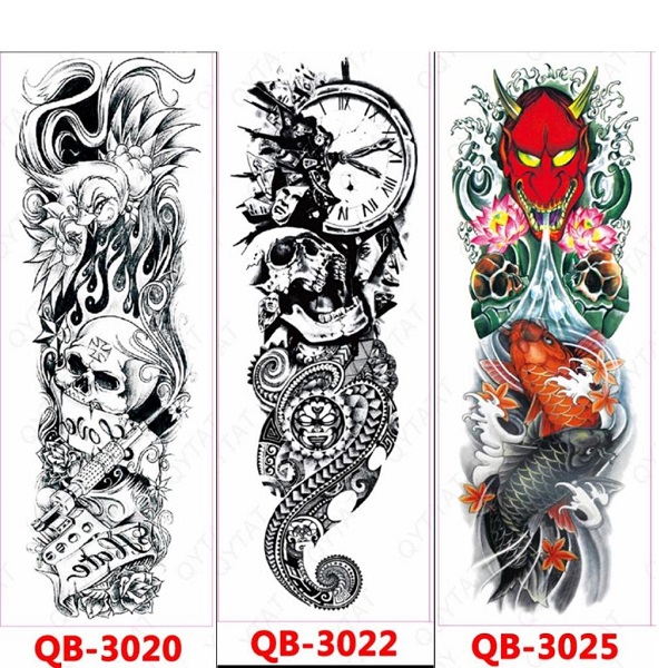 Luce genial y super real con estos tatuajes temporales brazo completo o pierna