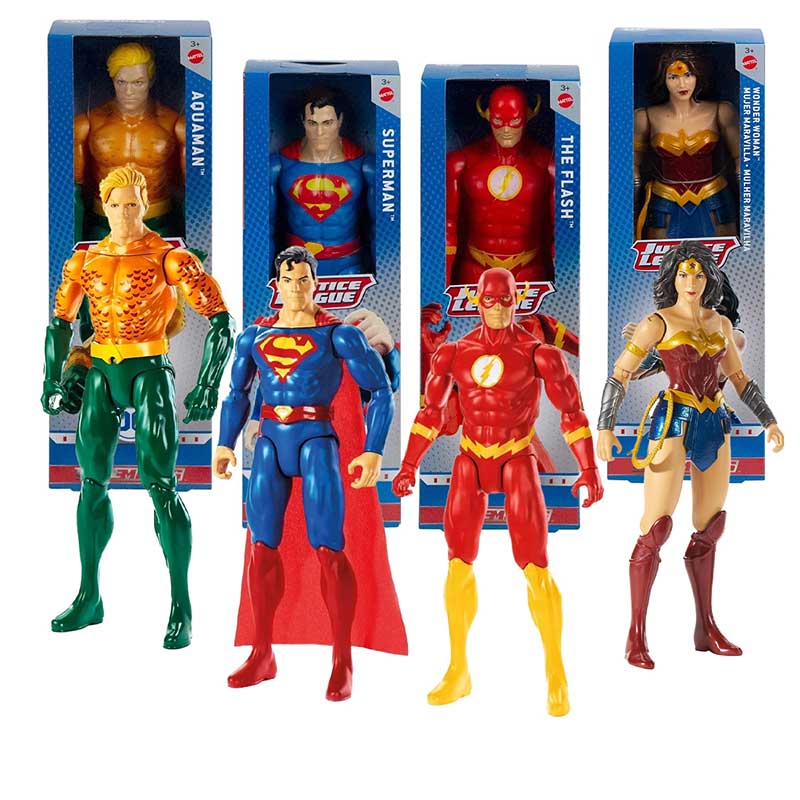 Dc Comics Juguete Coleccion Justice League Liga De La Justicia True Moves Mattel