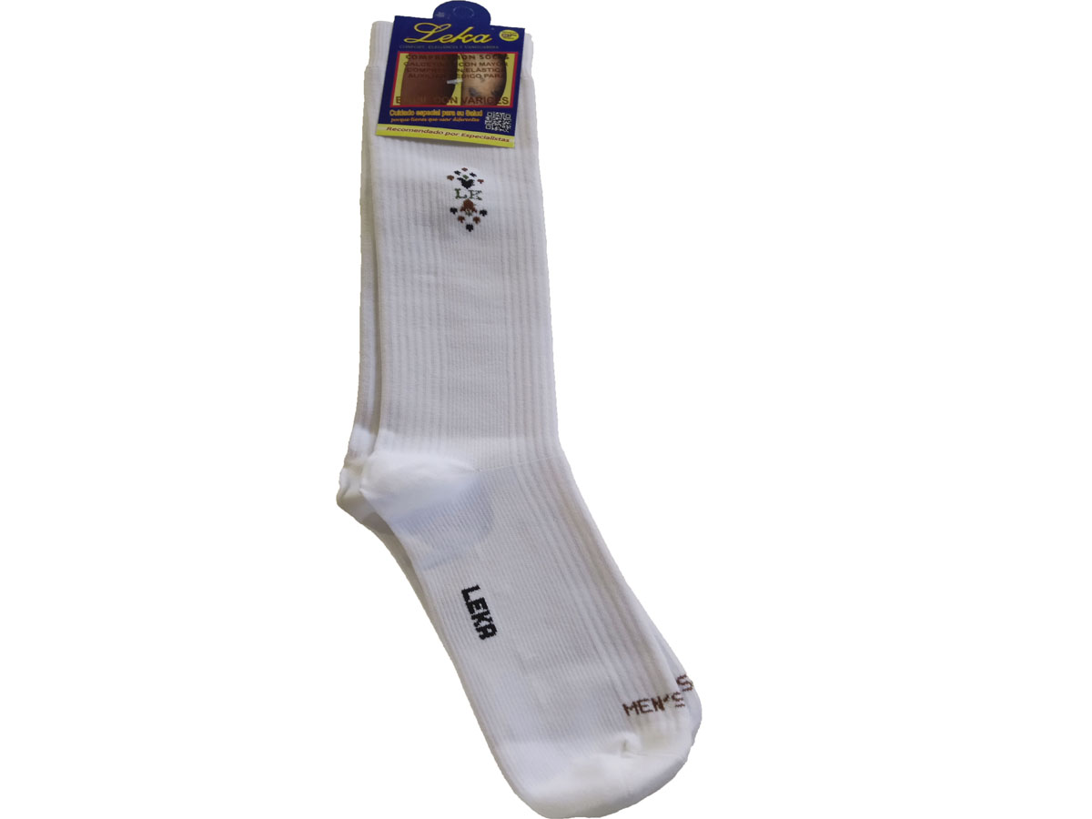 CALCETINES CONTRA VARICES HOMBRE LEKA 12.8 (6 PARES)
