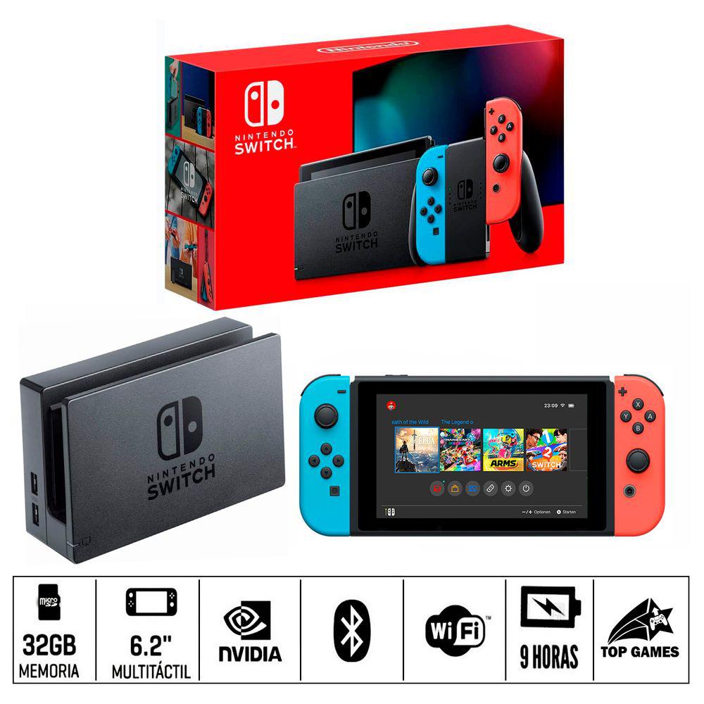 Consola Nintendo Switch Neón Rojo/Azul - Standard Edition