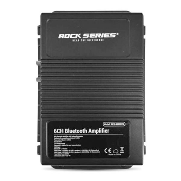 Amplificador 6 Canales Rock Series Rks-ampbt6 Bluetooth 850w